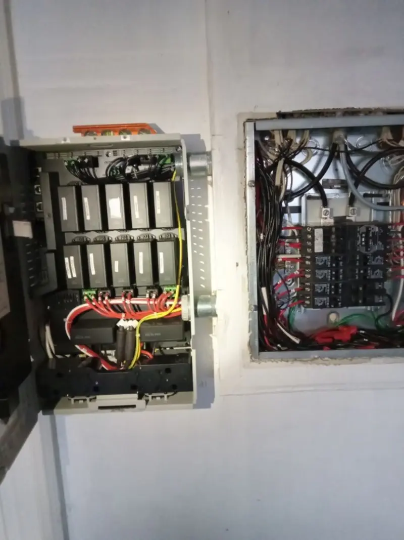 Electrical panel upgrade completed for Commercial Electrician Services in West Jefferson